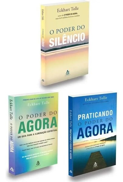 Livro Kit Trilogia Eckhart Tolle